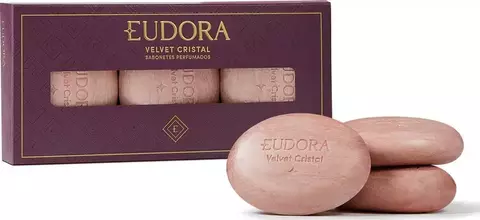 Kit Presente Sabonete em Barra Velvet Cristal 3x85g - Eudora