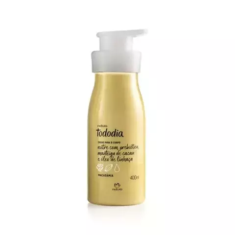 Natura Creme Desodorante Nutritivo Para o Corpo Tododia Macadâmia 400ML