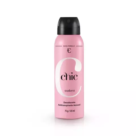 Eudora Desodorante Antitranspirante Aerosol Chic 75g/125Ml
