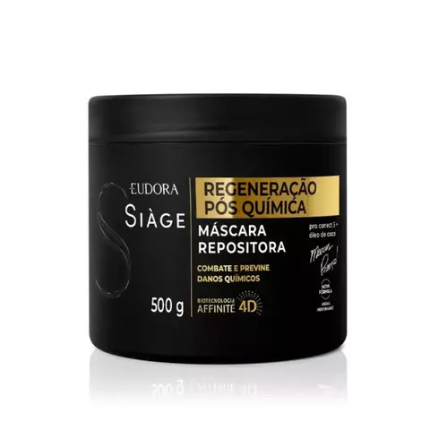 Eudora Máscara Repositora Siàge Expert Regeneração Pós Química 500g