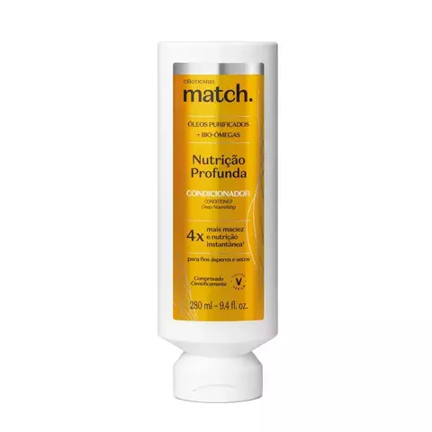 Condicionador Match Nutrição Profunda 280ml Match.
