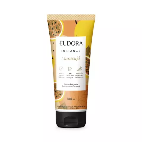 Eudora Instance Maracujá Creme Relaxante Desodorante Corporal 180Ml