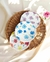 Plato flores Azul - comprar online