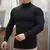 Blusa cacharréu Masculina Canelada Gola Alta malha canelada