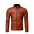 Jaqueta Masculina De Couro Slim Fit Casual Inverno Frio na internet