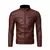 Imagem do Jaqueta Masculina De Couro Slim Fit Casual Inverno Frio