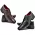 Kit 2 Pares de Sapato Social Masculino de Cadarço Amarrar Preto e Marrom Bico Fino - loja online