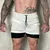 Shorts Masculino 2 em 1 Fitness Bermuda Para Treino Com Bolso Interno Academia - comprar online