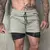 Shorts Masculino 2 em 1 Fitness Bermuda Para Treino Com Bolso Interno Academia - Da3 styles