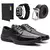 Kit Sapato Social Em Couro Italiano + Brindes Extremo Confortável Classico