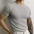 Imagem do Camisa Justa Americana Canelada Rapper, Academia Trapper Gringa Apertada Branco Preto Camiseta
