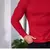 Blusa cacharréu Masculina Canelada Gola Alta malha canelada
