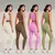 Conjunto de roupas de yoga feminino cintura alta leggings e topo duas peças sem na internet