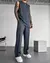 2025 verão nova moda esportiva masculina calças casuais conjunto colete solto na internet