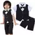 Conjunto de roupas para bebês meninos, roupa infantil do Cavalheiro, top e shor - loja online