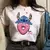 2024 90s ponto disney engraçado dos desenhos animados t camisa feminina lilo po - Da3 styles