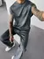 2025 verão nova moda esportiva masculina calças casuais conjunto colete solto - Da3 styles