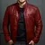 Primavera verão roupas masculinas motocicleta jaqueta de couro adolescentes gol