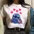2024 90s ponto disney engraçado dos desenhos animados t camisa feminina lilo po - Da3 styles