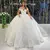 Vestido de noiva personalizado elegante fora do ombro para mulheres rendas apliq - comprar online