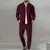 Outono inverno masculino casual blazer conjunto nova moda waffle terno de basebo
