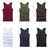 Venda quente verão roupas masculinas mulheres básicas metalúrgicas regata de - loja online