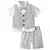 Roupa de bebê para menino Conjunto de fato de casamento para criança Conjunto