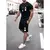 Imagem do Conjunto Masculino Camisa e Short Moletom 7 Ouro