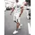 Conjunto Masculino Camisa e Short Moletom 7 Ouro na internet