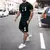 Conjunto Masculino Camisa e Short Moletom 7 Ouro - loja online