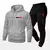 Conjunto Moletom Unissex Estampado Paris Calça e Blusa Com Capuz Bolso Canguru - Da3 styles