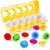 Conjunto Montessori de Ovinhos Educativos - Toque Mágico