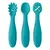 Kit de Talheres de Aprendizagem para Bebê – 3 Colheres para Desmame e Alimentação Infantil