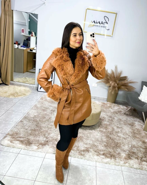 JAQUETA DUBAI MARROM