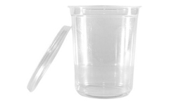 Pote Cristal Descartable 430cc + Tapa X900 Unidades - FERVIS GROUP
