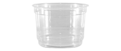 Pote Plastico Descartable Transparente 250cc + Tapa X100 Un en internet