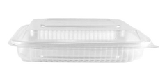 Bandeja Descartable Tapa Bisagra 1500cc Caja X 140 Unidades