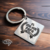 "Llavero del Día del Padre" 100% personalizable en acero inoxidable circular - Sublimental