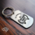 "Llavero del Día del Padre" 100% personalizable en acero inoxidable placa de lujo - Sublimental
