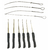 Kit Ganzua Extractor Llaves Rotas Herramienta Cerrajeria X10 - comprar online