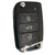 Carcasa Navaja + Llave 3 Botones Hu162t - comprar online