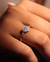 Anel Solitário Coração Moissanite 5.5mm 0.7CT na internet