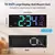 Relógio de parede digital grande de 16,2 '' com controle remoto LED grande/alar