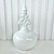 Ornamento escultura grande enfeite bola branco de cerâmica - comprar online