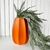 Vaso centro de mesa laranja moderno com planta caída - comprar online