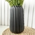 Vaso preto fosco moderno p/ mesa lateral aparador c/ planta na internet