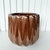 Vaso centro de mesa cobre médio moderno cerâmico alto relevo na internet