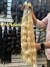 Cabelo Brasileiro Loiro Ondulado 65/70cm – Ondas Leves e Pontas Cheias com Qualidade Incrível