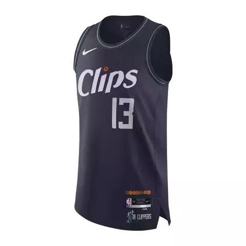 Camiseta Regata NBA Los Angeles Clippers 23/24 - Masculina Nike - Azul