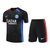 Kit Treino adulto - Camisa e Shorts - Paris Saint-Germain Nike 24/25 - Preto com detalhes em azul e vermelho